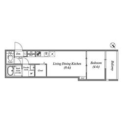 間取図画像 1LDK
