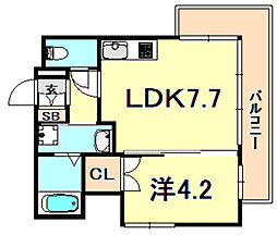 間取図画像 1LDK