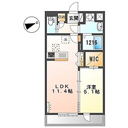 間取図画像 1LDK
