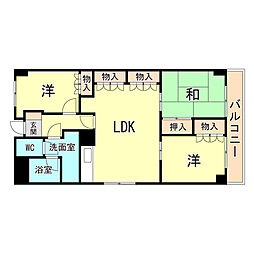 間取図画像 3LDK