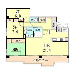 オーズタウン　センタースクエア6番館 3階/301