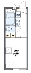 レオパレスウェストスター 1Kの間取図画像