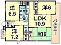 エスタブレ4階10.9万円