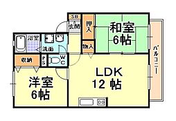 プレステージ芦屋C棟 2階/202