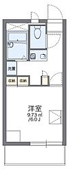 レオパレス灘北 1Kの間取図画像