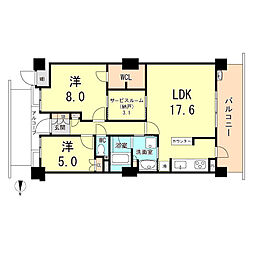 ローレルスクエア尼崎ルネ・ガーデンテラス 13階/1312