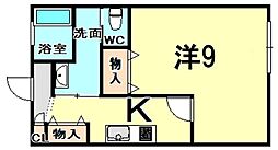 ラックハイム竹田 2階