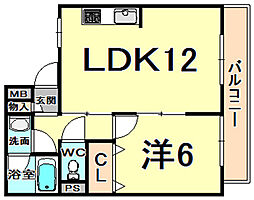 ミスターＫ北武庫之荘 2階/202
