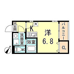 ハーモニーテラス塚本II 1階/101
