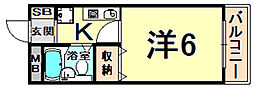 河村マンション 2階/201