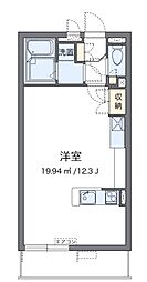 ミランダコスタ5 ワンルームの間取図画像