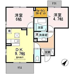 ヴィラソレアーダ中野　D棟 1階/101