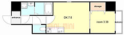 maison PREMIER VII 1DKの間取図画像