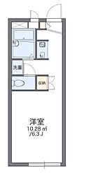 レオパレス千僧 ワンルームの間取図画像