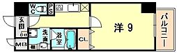 ラヴィーユ1930 1Kの間取図画像