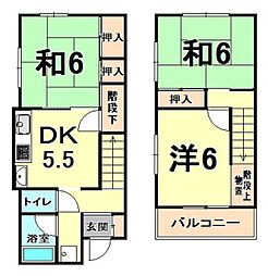 有田貸家2戸1