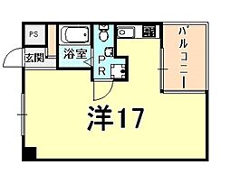 デイグラン武庫之荘 ワンルームの間取図画像