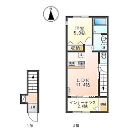 仮称尼崎市西昆陽2丁目新築アパート 2階/202