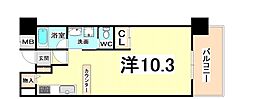 アーバネックス尼崎東難波 ワンルームの間取図画像