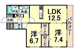 プラティーク塚口 3階/307