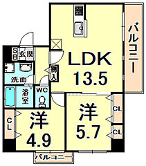 物件の間取り