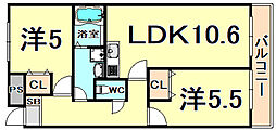 Mulberry御願塚 4階