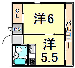 メゾン北野 3階/302