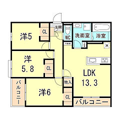 物件の間取り