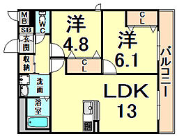 アンプルールフェール ボルドゥルーII 3階