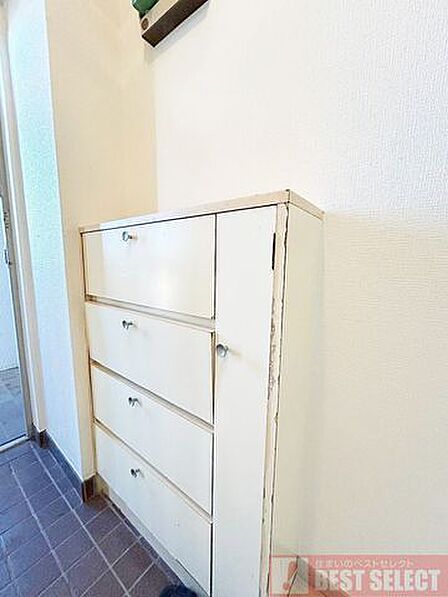 玄関収納付きで玄関スペースをスッキリと保てそう