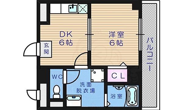 ジョイテル阿倍野 ｜大阪府大阪市阿倍野区松崎町３丁目(賃貸マンション1DK・5階・36.00㎡)の写真 その2