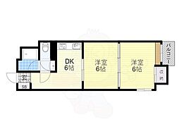 コーポ坂口 2DKの間取図画像
