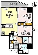 Maison de Azure  ｜ 大阪府大阪市阿倍野区三明町２丁目1番7号（賃貸マンション2LDK・4階・59.46㎡） その2