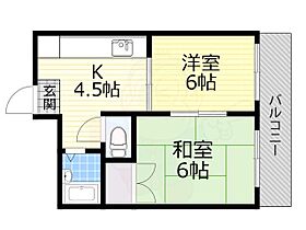 ICH田辺  ｜ 大阪府大阪市東住吉区田辺４丁目4番6号（賃貸マンション2K・2階・31.50㎡） その2