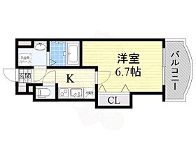 大阪府大阪市東住吉区田辺２丁目1番6号（賃貸マンション1K・7階・23.64㎡） その2