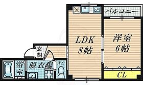 ランコントル巽  ｜ 大阪府大阪市生野区巽北２丁目16番19号（賃貸マンション1LDK・4階・33.14㎡） その2