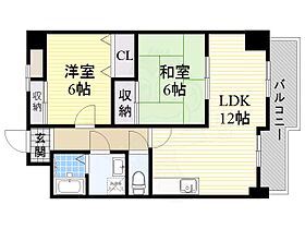 大阪府大阪市生野区巽北３丁目15番24号（賃貸マンション2LDK・4階・60.35㎡） その2