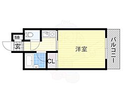 メゾン・ド・カー・ベー・セ 1Kの間取図画像