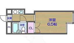 フォルツァ舟橋 ワンルームの間取図画像