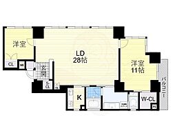 SHUNKI上本町 2LDKの間取図画像