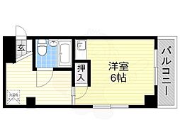 グランピア上汐 ワンルームの間取図画像