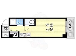 ルシエル文の里 1Kの間取図画像