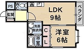 ディーアール山下  ｜ 大阪府大阪市天王寺区大道５丁目（賃貸マンション1LDK・3階・40.30㎡） その2