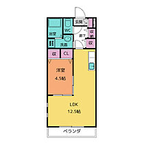 宗美II  ｜ 愛知県名古屋市天白区高島２丁目（賃貸アパート1LDK・2階・40.19㎡） その2