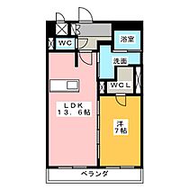 ミコノス亀が洞  ｜ 愛知県名古屋市緑区亀が洞２丁目（賃貸マンション1LDK・2階・48.47㎡） その2