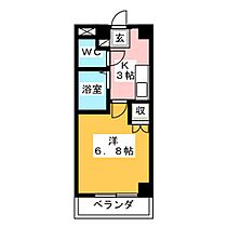 西入ハイツ  ｜ 愛知県名古屋市天白区西入町（賃貸マンション1K・1階・22.40㎡） その2