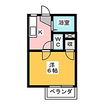 メゾンＪ．Ｙ  ｜ 愛知県名古屋市緑区篭山２丁目（賃貸アパート1K・2階・19.80㎡） その2