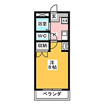 コーポノリクラＢ棟  ｜ 愛知県名古屋市緑区乗鞍２丁目（賃貸マンション1K・1階・24.90㎡） その2