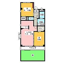 フォレスタ神の倉  ｜ 愛知県名古屋市緑区神の倉２丁目（賃貸マンション2LDK・1階・56.77㎡） その2