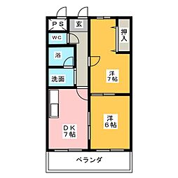 間取図画像 2DK
